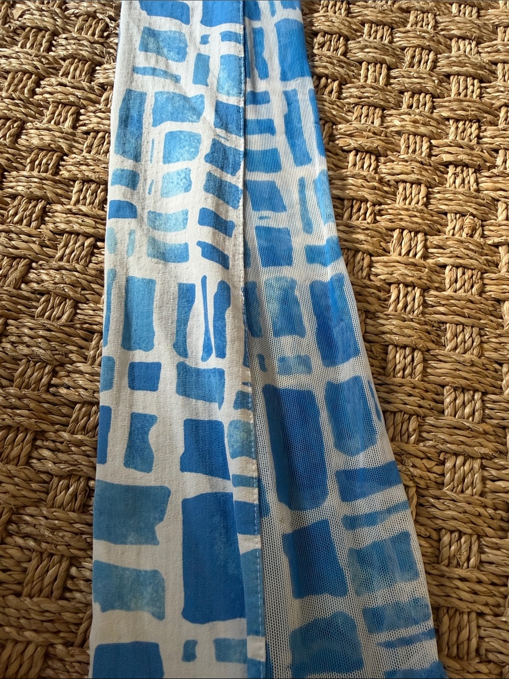 IBKUL Blue & White Long-Sleeve Patterned 1/4 Zip Sun Protection Cool Shirt sz XS - Picture 12 of 12